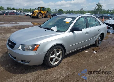 2006 Hyundai Sonata Gls V6/Lx V6 z USA, uszkodzony, nr VIN 5NPEU46F56H026621